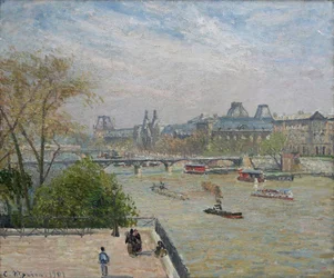 Le Louvre, le printemps
